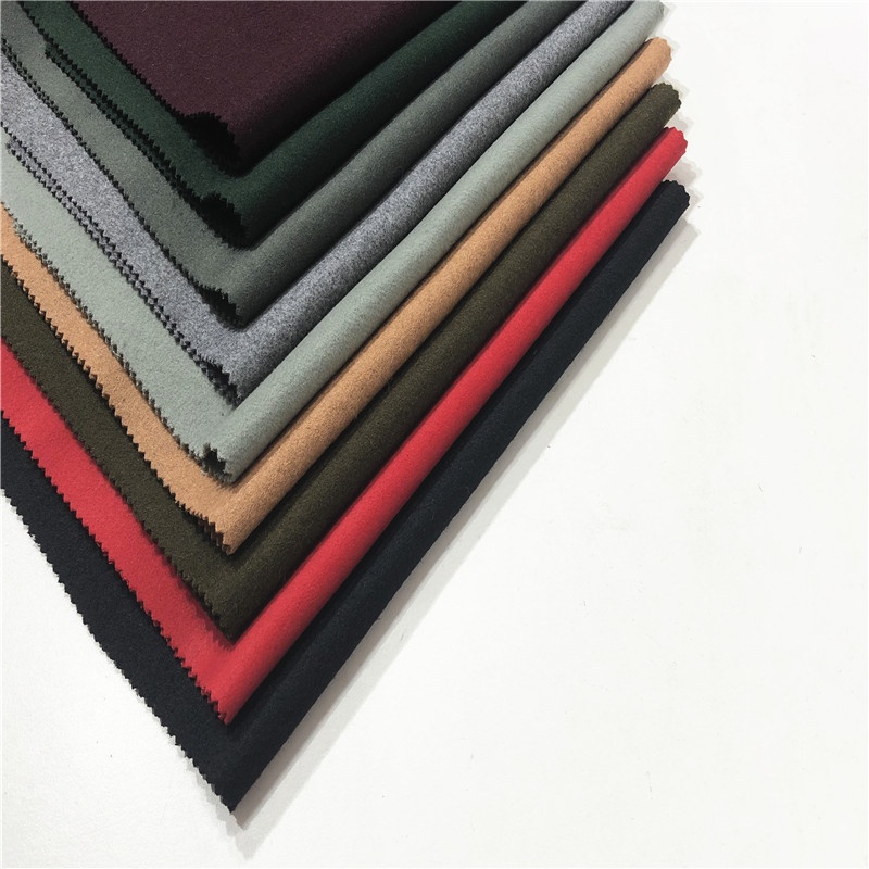 new fashion plaid cashmere woven blended melton wool fabric for suit