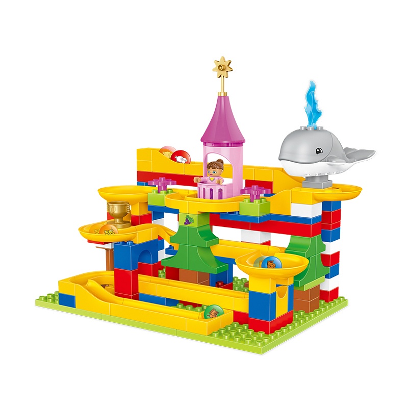 Slide Big Building Blocks Model Set 139Pcs children Educational Bricks Toys For Gift For Baby Compatible legoing