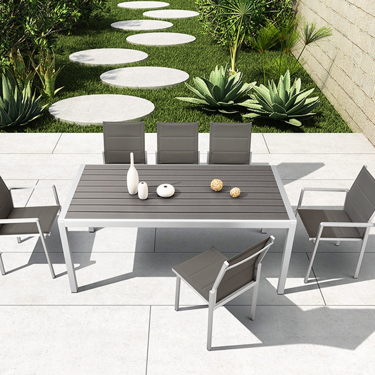 Modern Design Hideaway Metal Dining Table And Chairs Set Garden Outdoor Furniture