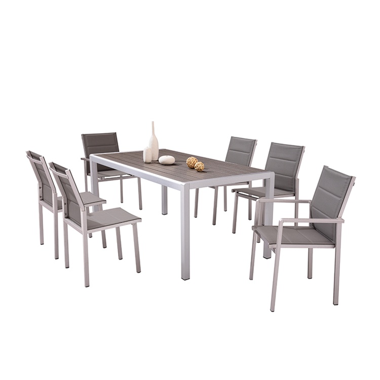Modern Design Hideaway Metal Dining Table And Chairs Set Garden Outdoor Furniture