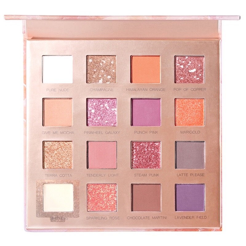 High Pigment 16 Color Private Label Cosmetics Eyeshadow Custom Makeup Empty Eye shadow Palette Packaging