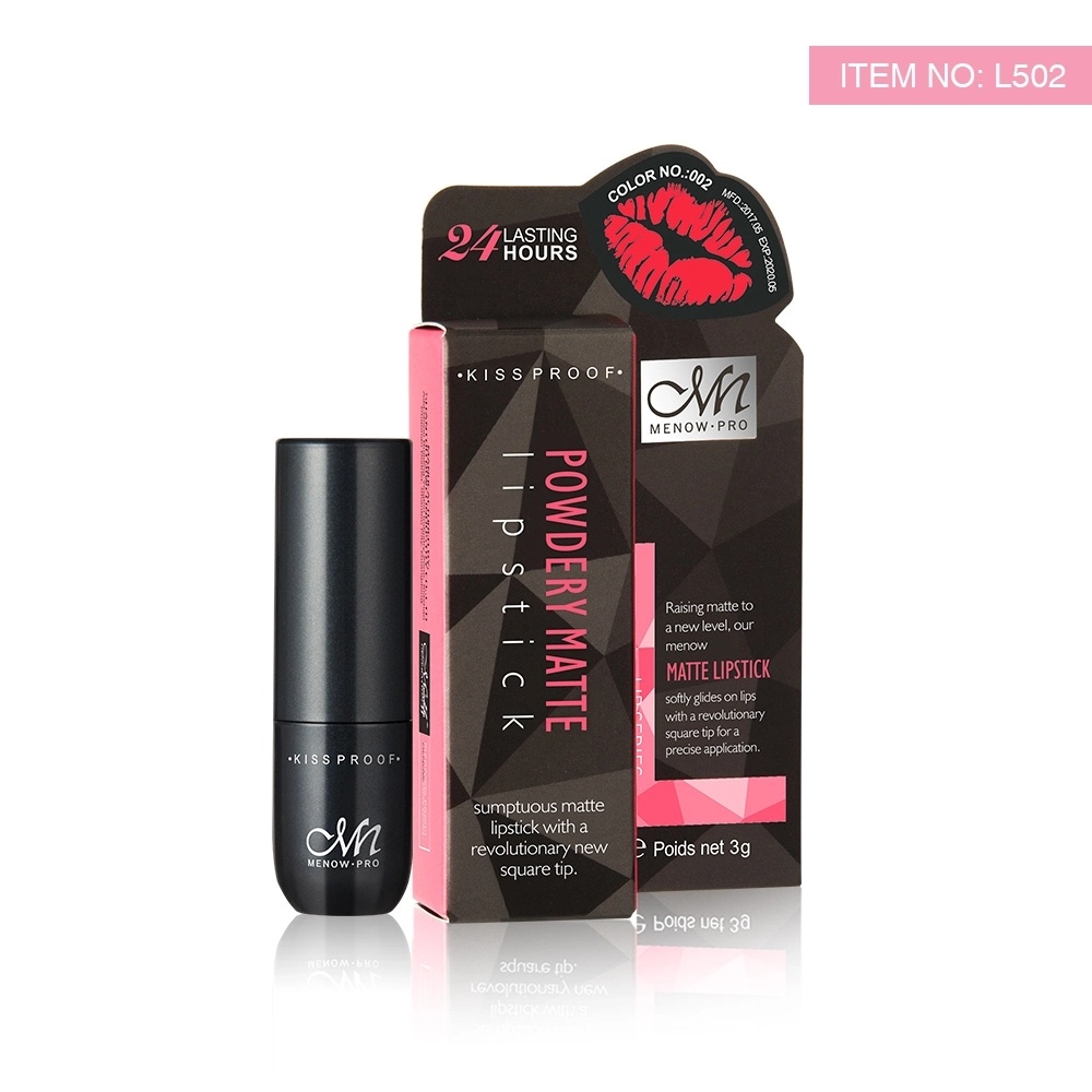 Menow Cosmetics Kissproof 24 Hours Long Lasting Matte Lipstick