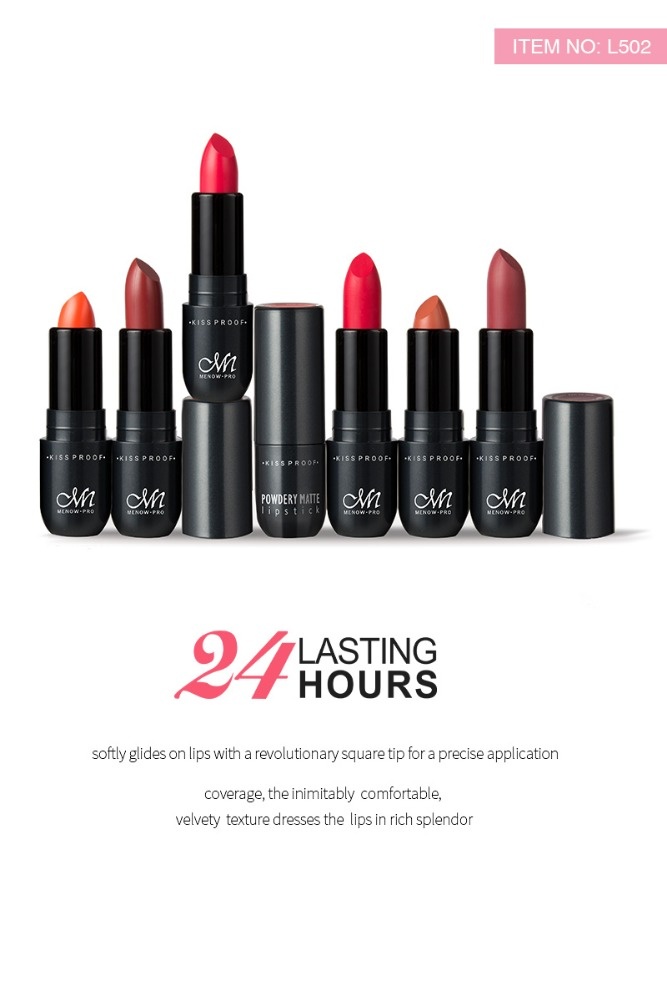 Menow Cosmetics Kissproof 24 Hours Long Lasting Matte Lipstick