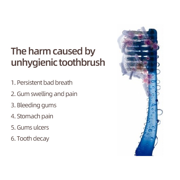 hot sale 3 in 1 uv toothbrush sterilizer Kills 99.9% Bacteria family wall-mounted uv light toothbrush sanitizer
