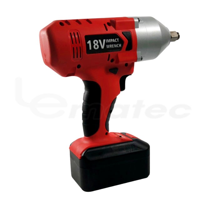 Industrial 18V Li-ion 4AH Battery Rechargeable Brush less Cordless Electric Impact Wrench