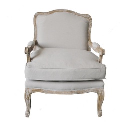 American style Solid wood hotel lobby sofa chair for sale