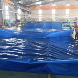 50 gsm light blue color pe tarpaulin