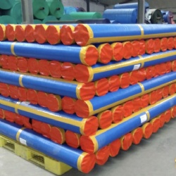 blue orange pe tarpaulin roll low prices good quality