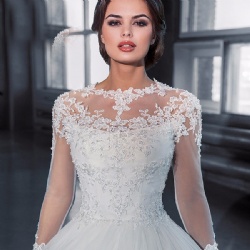 Women's Amazon Long Sleeve Bridal Gowns Wedding Dress