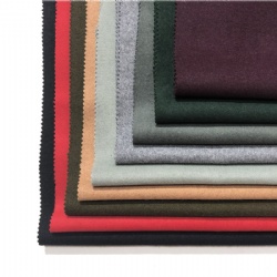new fashion plaid cashmere woven blended melton wool fabric for suit