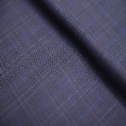 Dobby plaid design poly wool lining ladies suiting fabric