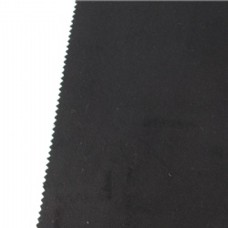 black cashmere recycled woven woolen melton poly wool fabric