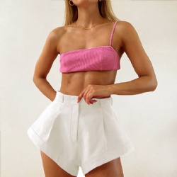 New Wide Leg Shorts Summer Casual Clothes High Waist Shorts Solid Loose Vintage Sexy Shorts Streetwear Fashion Bottoms