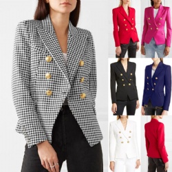 fashion women clothing plain blank geometric patchwork letter print casual coat sun sunscreen jacket