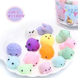 Wholesale Squishes Slow Rising Rubber Mochi Squeeze Silicone Anti Stress Toys