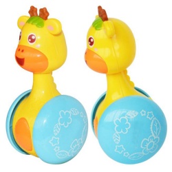 Amazon hot sell high quality non-toxic custom giraffe tumbler toy