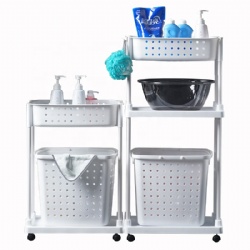 2020 new products 2 tier laundry hamper basket bathroom laundry hamper high quality trending bathroom laundry basket