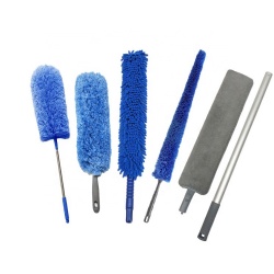 95''Long Extending Telescopic Pole Handle Clean Washable Microfiber Fluffy Duster
