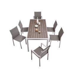 Modern Design Hideaway Metal Dining Table And Chairs Set Garden Outdoor Furniture