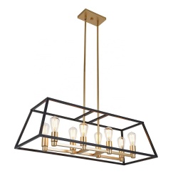 indoor designer decorative industrial metal shade hanging lamp fixture chandelier pendant light