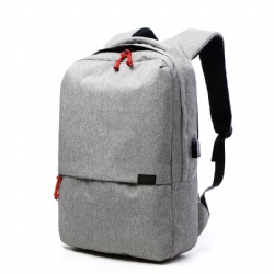 new gray color bag for teens melange velvet backpack for travel outdoor