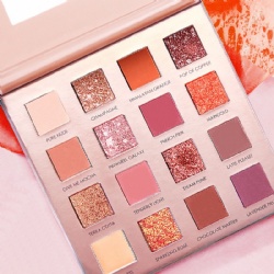 High Pigment 16 Color Private Label Cosmetics Eyeshadow Custom Makeup Empty Eye shadow Palette Packaging