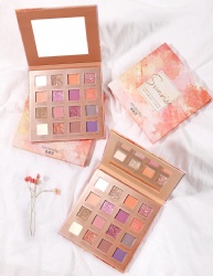 High Pigment 16 Color Private Label Cosmetics Eyeshadow Custom Makeup Empty Eye shadow Palette Packaging